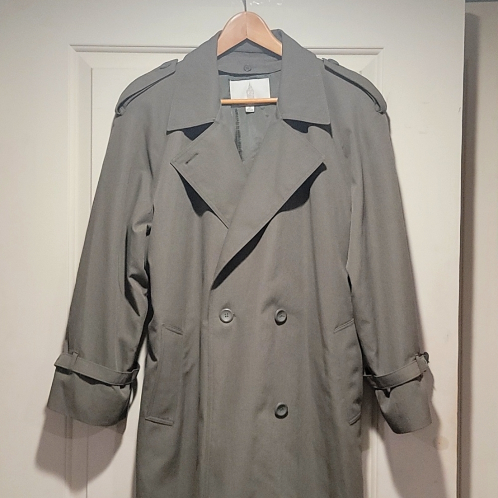 London Fog Maxi Length Trench Coat
